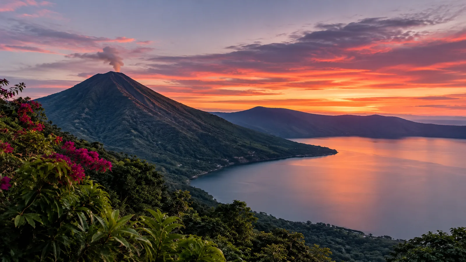 Volcán de Santa Ana y Lago de Coatepeque
